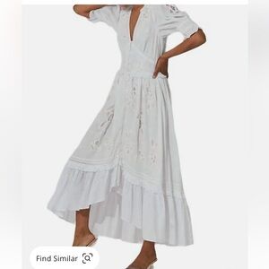 Cloebella 
Estelle Ankle Dress In Ivory